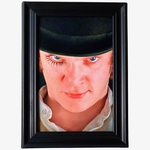 A Clockwork Orange Alex Vintage Movie Framed Print horror thriller retro punk